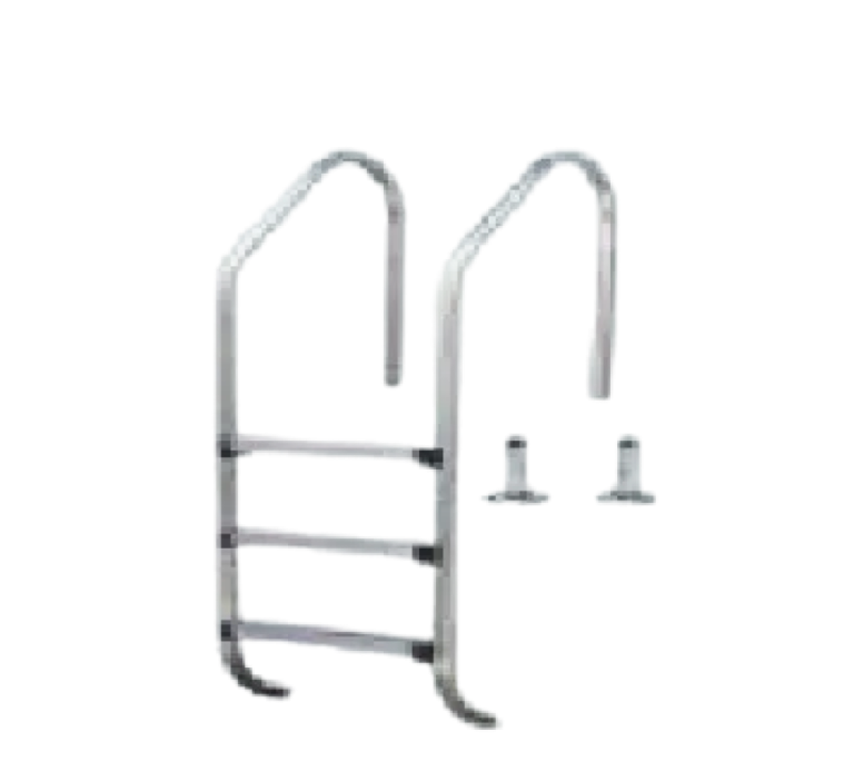 סולם נירוסטה 3 שלבים