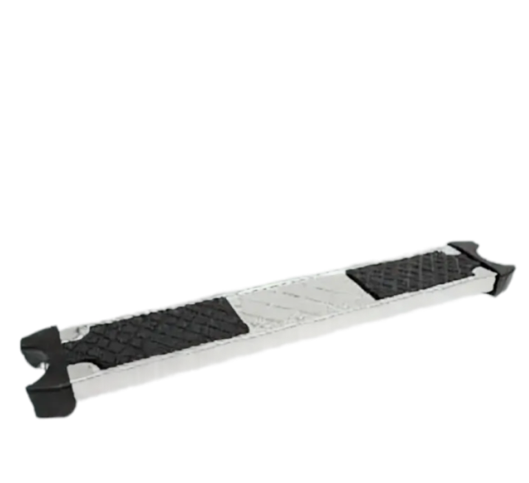 שלב נירוסטה עם משטח גומי